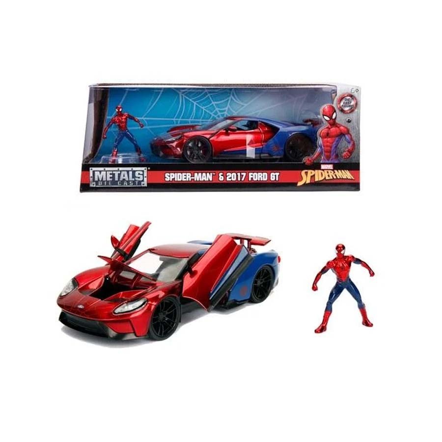 Marvel Spiderman 2017 Ford GT 1:24