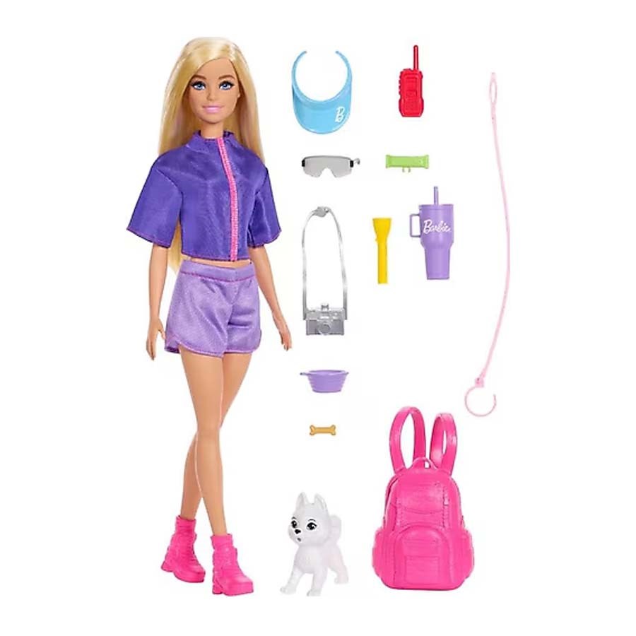Barbie Malibu Bebek ve Aksesuar Seti