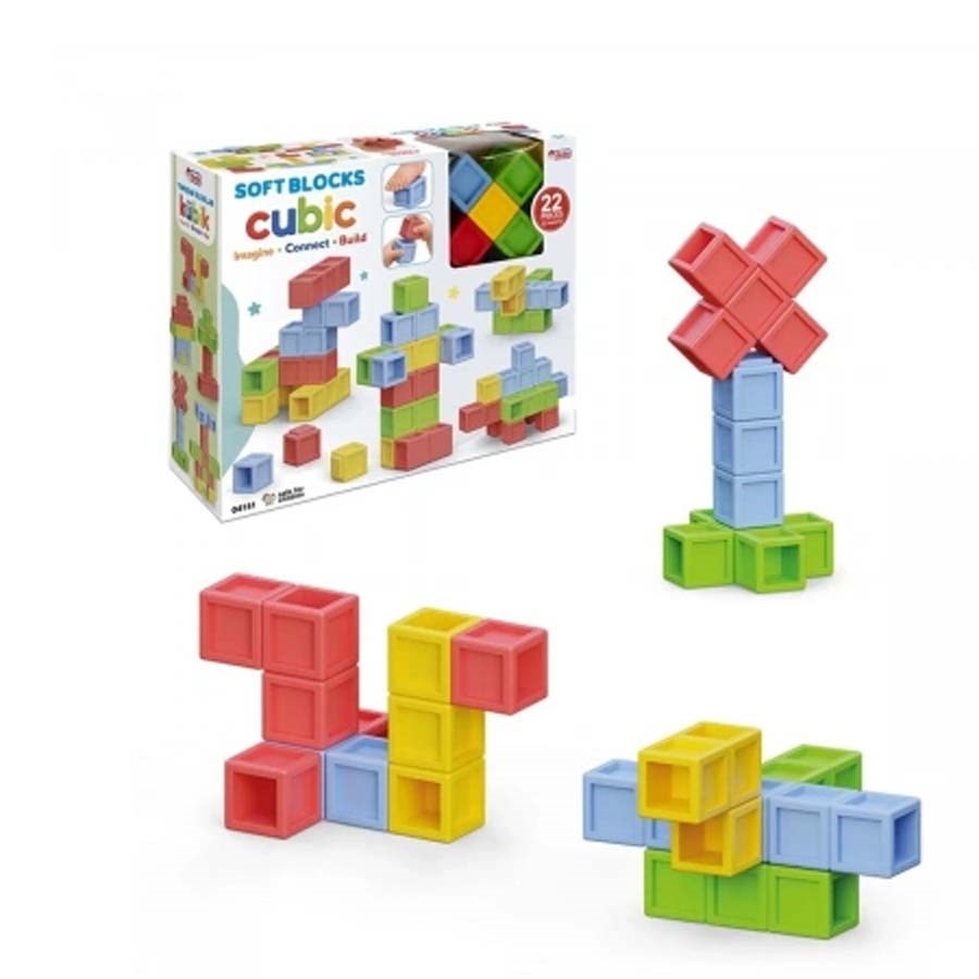 Yumuşak Bloklar Kübik 22 Parça