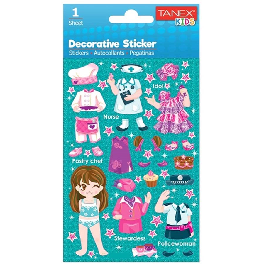 Tanex Kıyafet Serisi Sticker-25053