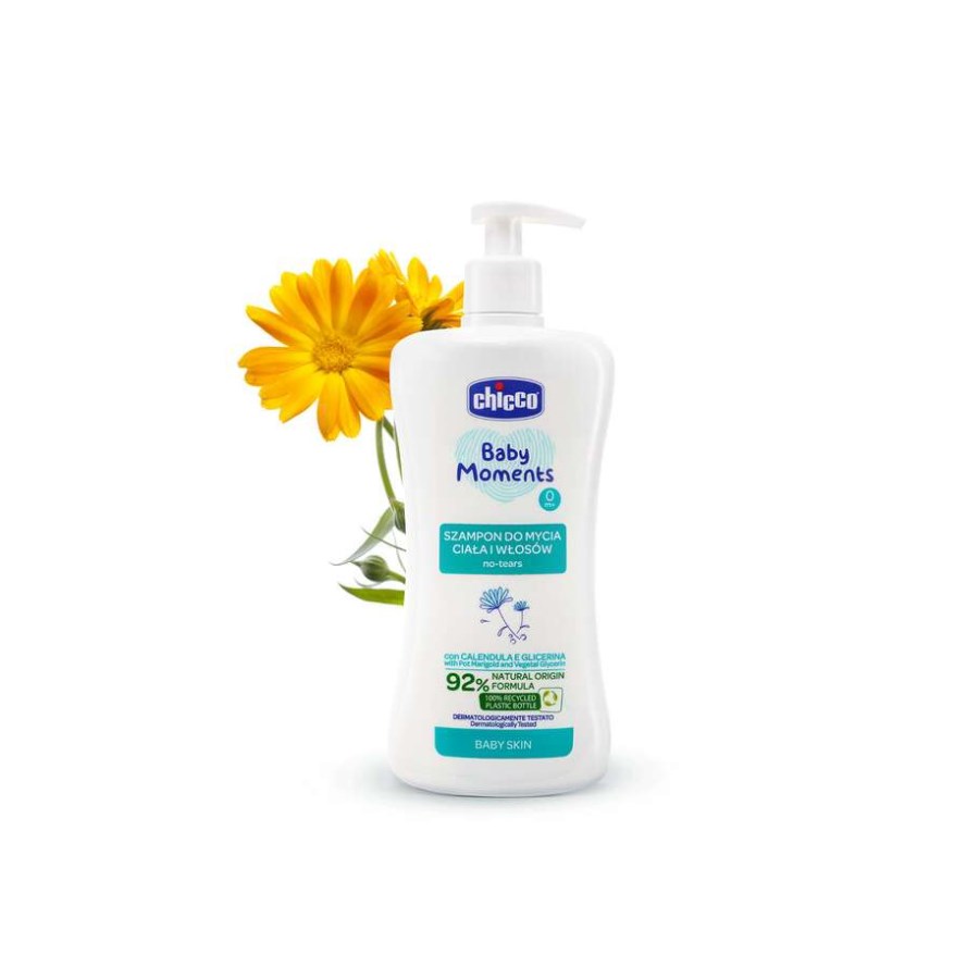 Chicco Baby Moments Saç ve Vücut Şampuanı 500 ML 