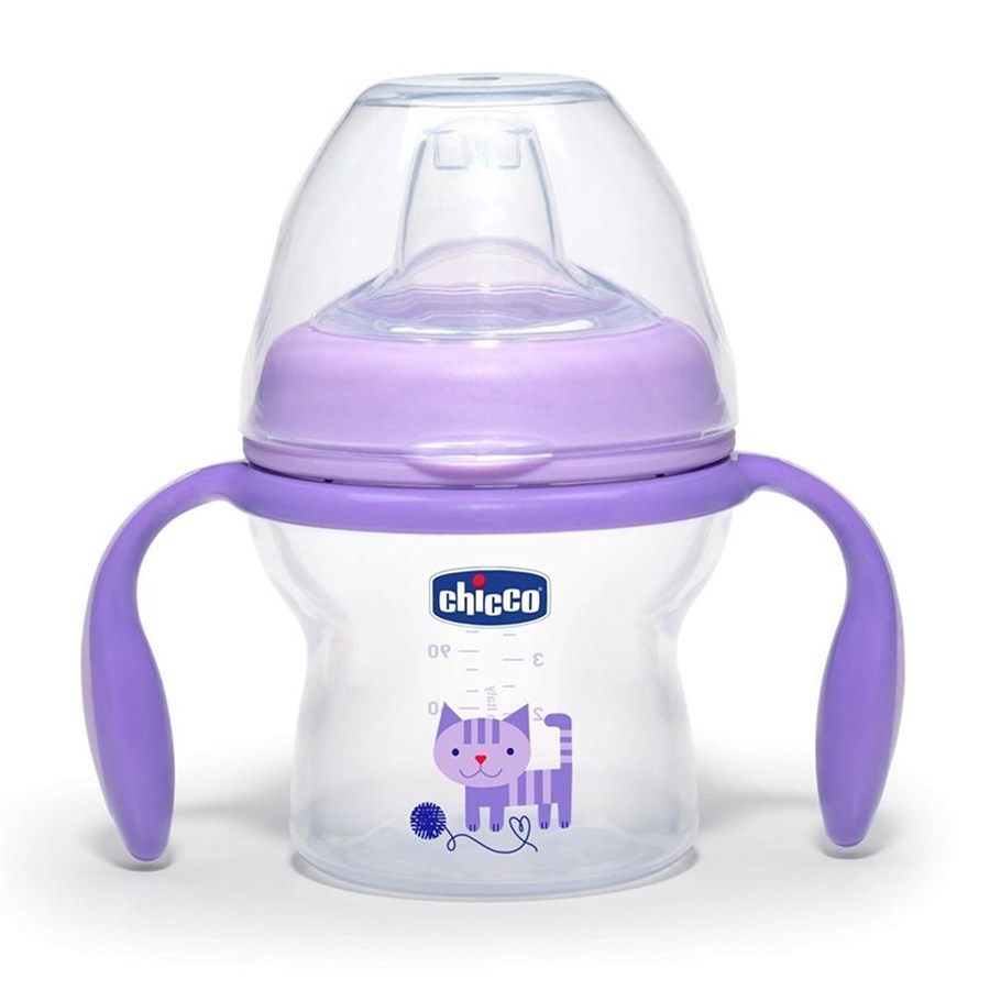 Chicco Natural Feeling Geçiş Biberon Bardak 6 Ay+ 150 ml Kız 