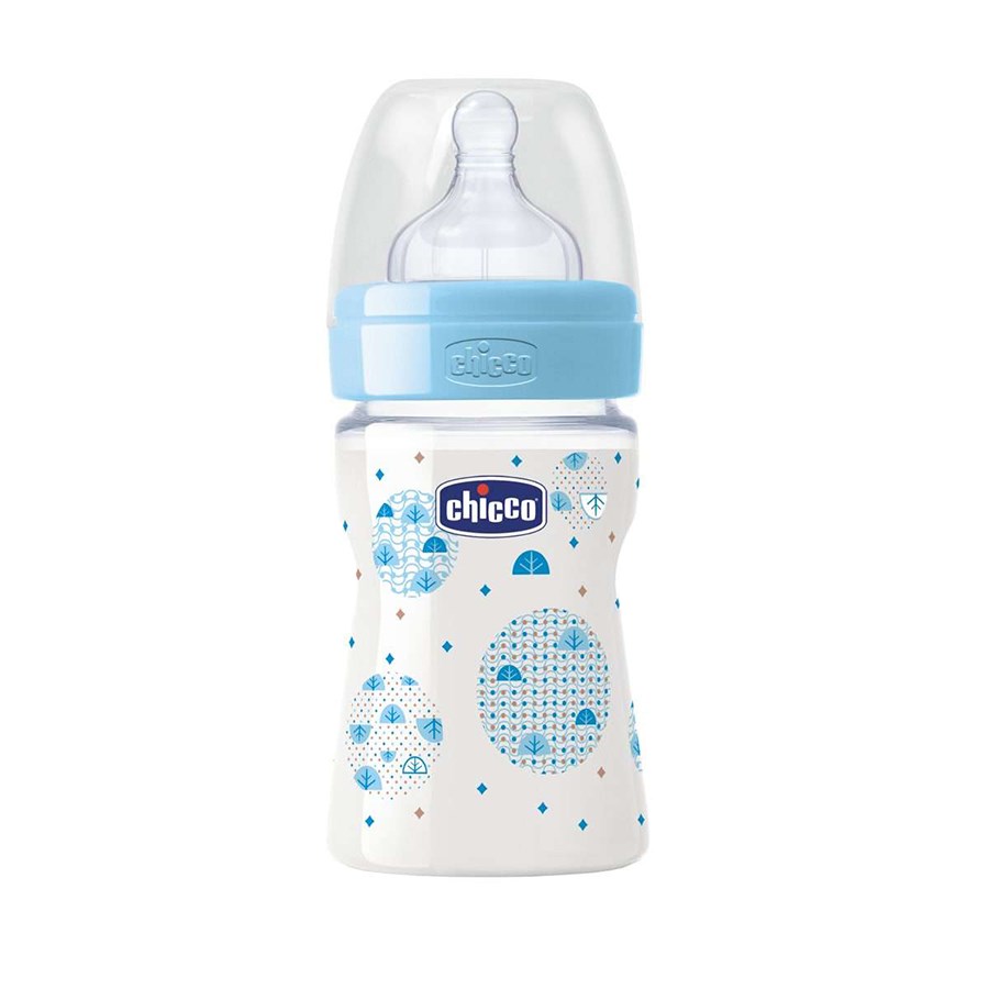 Chicco Wellbeing Silikon PP Biberon 150ml Erkek