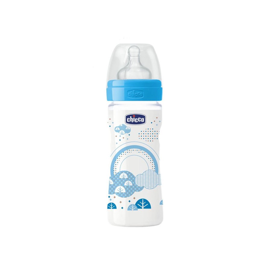 Chicco Wellbeing Pp Biberon 250 Ml Silikon 2Ay+ Erkek