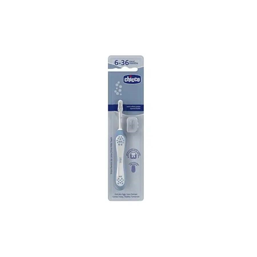 Chicco Diş Fırçası 6-36 Ay-Mavi 