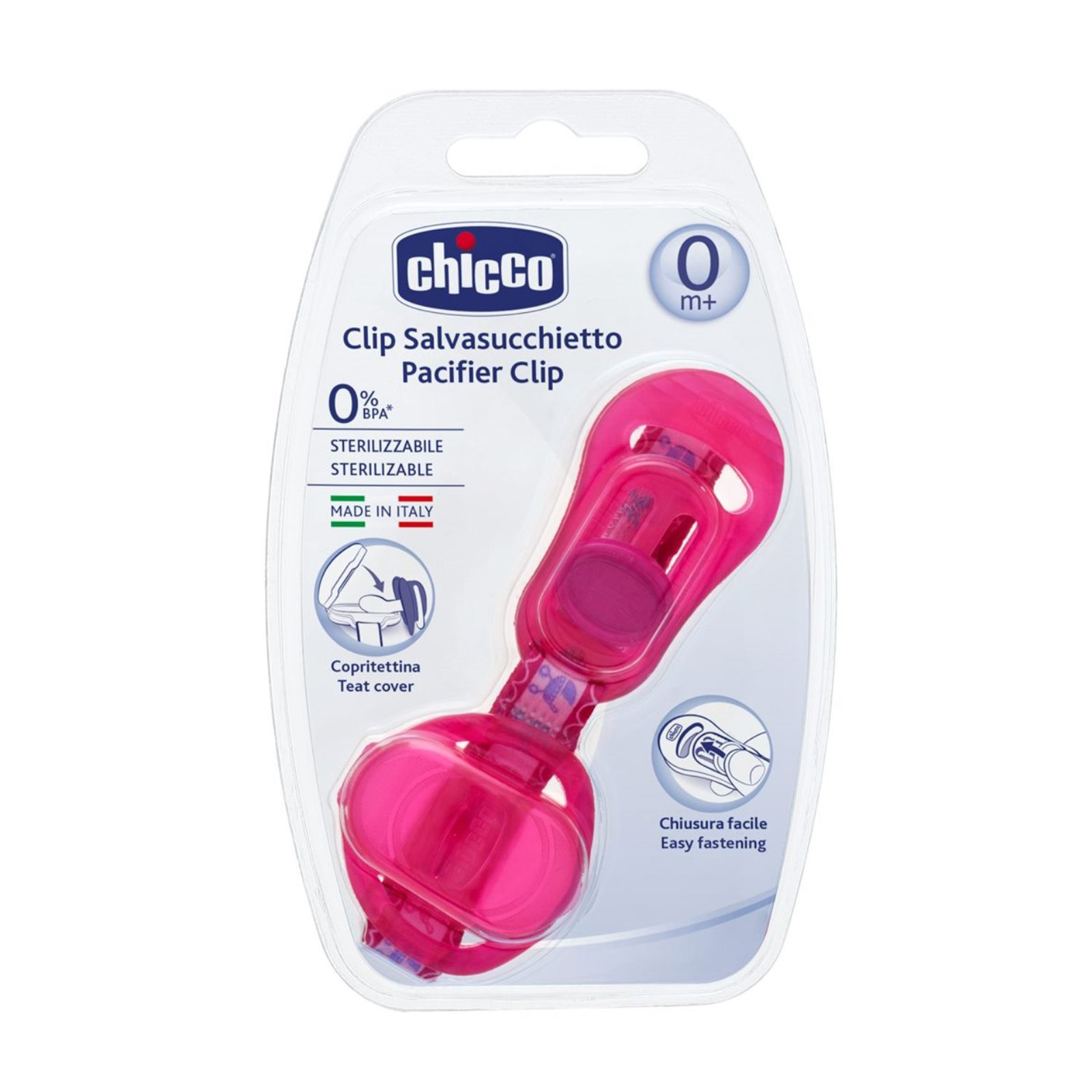 Chicco Emzik Klipsi Pembe