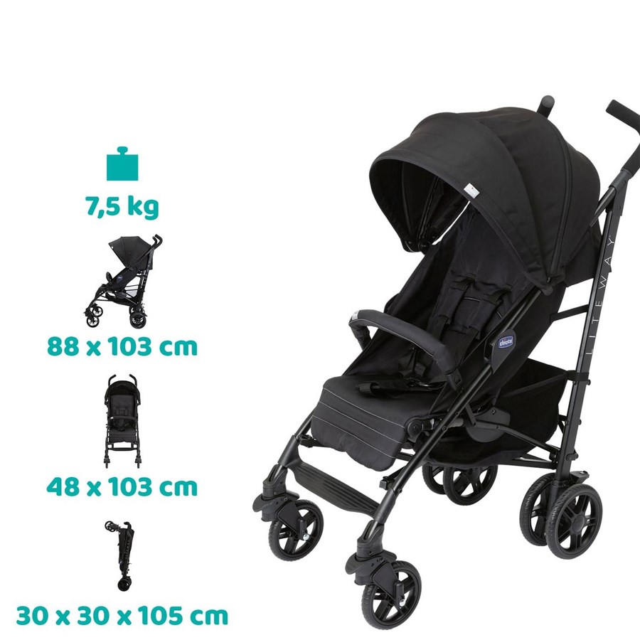 Chicco Lite Way 4 Comlete Bebek Arabası-Hydra 