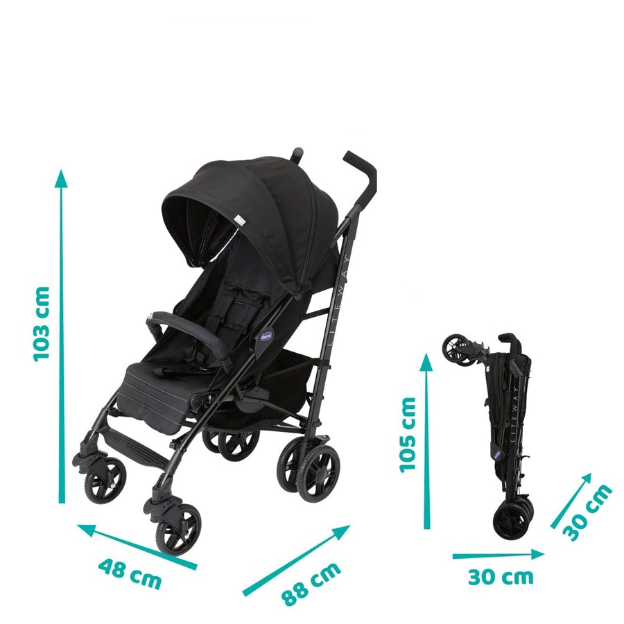 Chicco Lite Way 4 Comlete Bebek Arabası-Hydra 