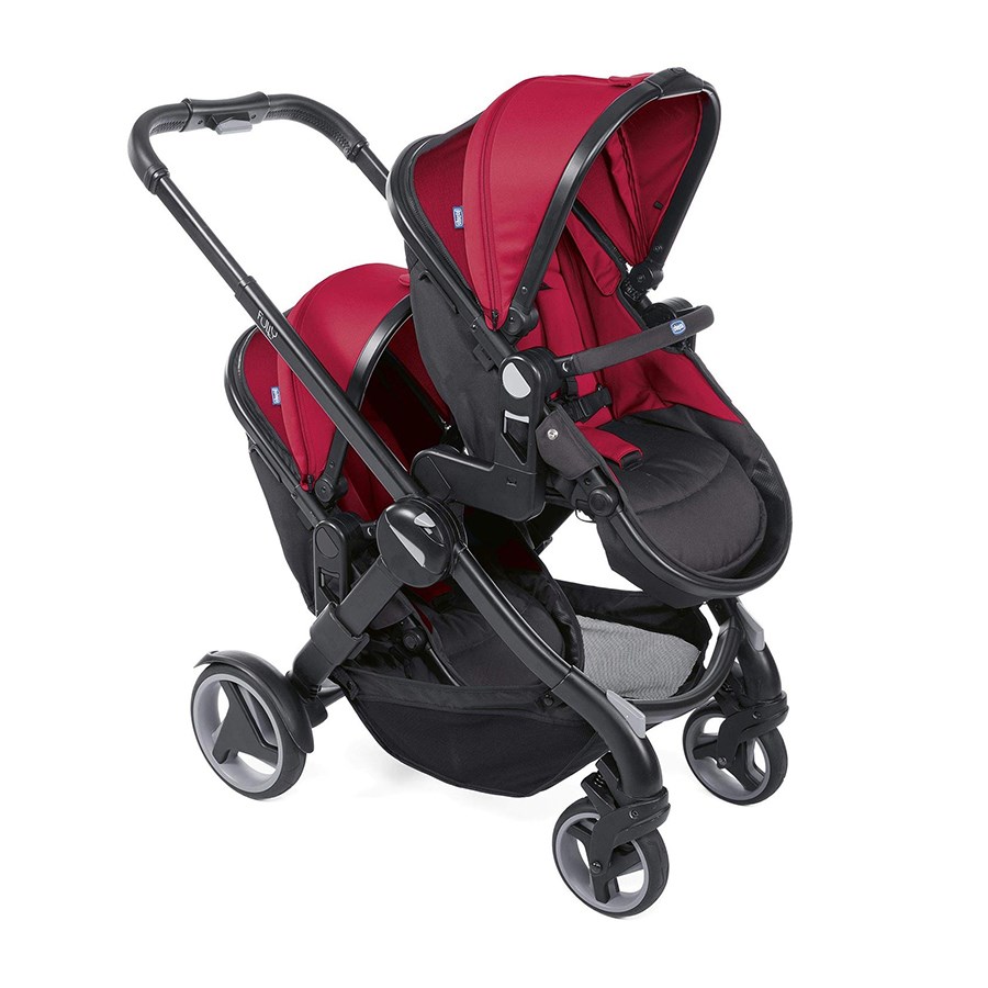 Chicco Fully Twin İkiz Bebek Arabası Red Passion