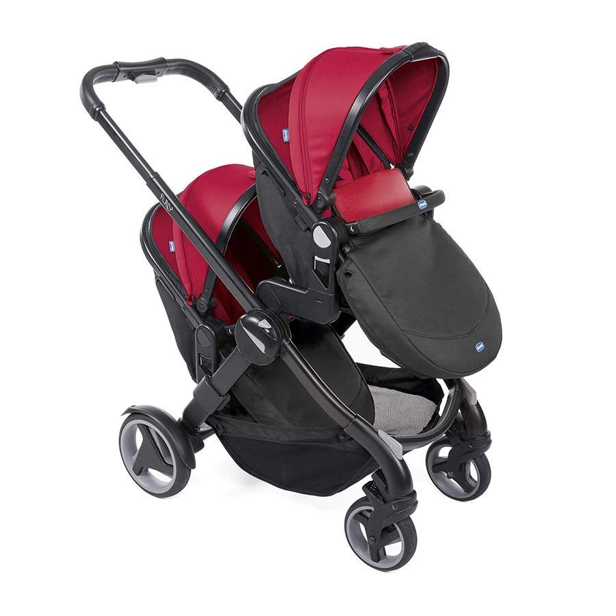 Chicco Fully Twin İkiz Bebek Arabası Red Passion