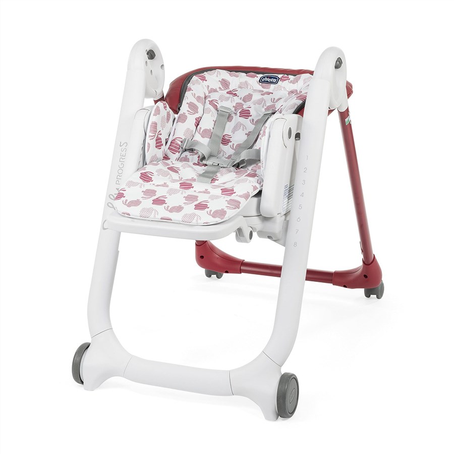 Chicco Polly Progress 4W Mama Sandalyesi Red