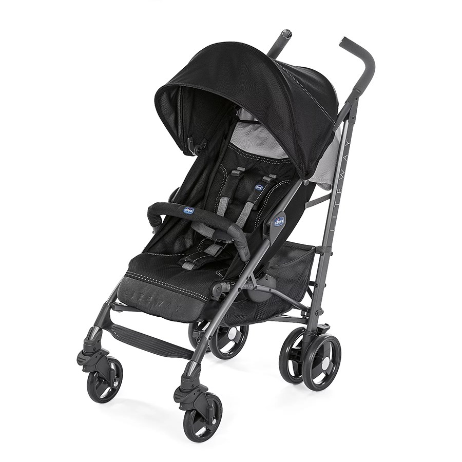 Chicco Liteway 3 Top Baston Bebek Arabası Jet Black