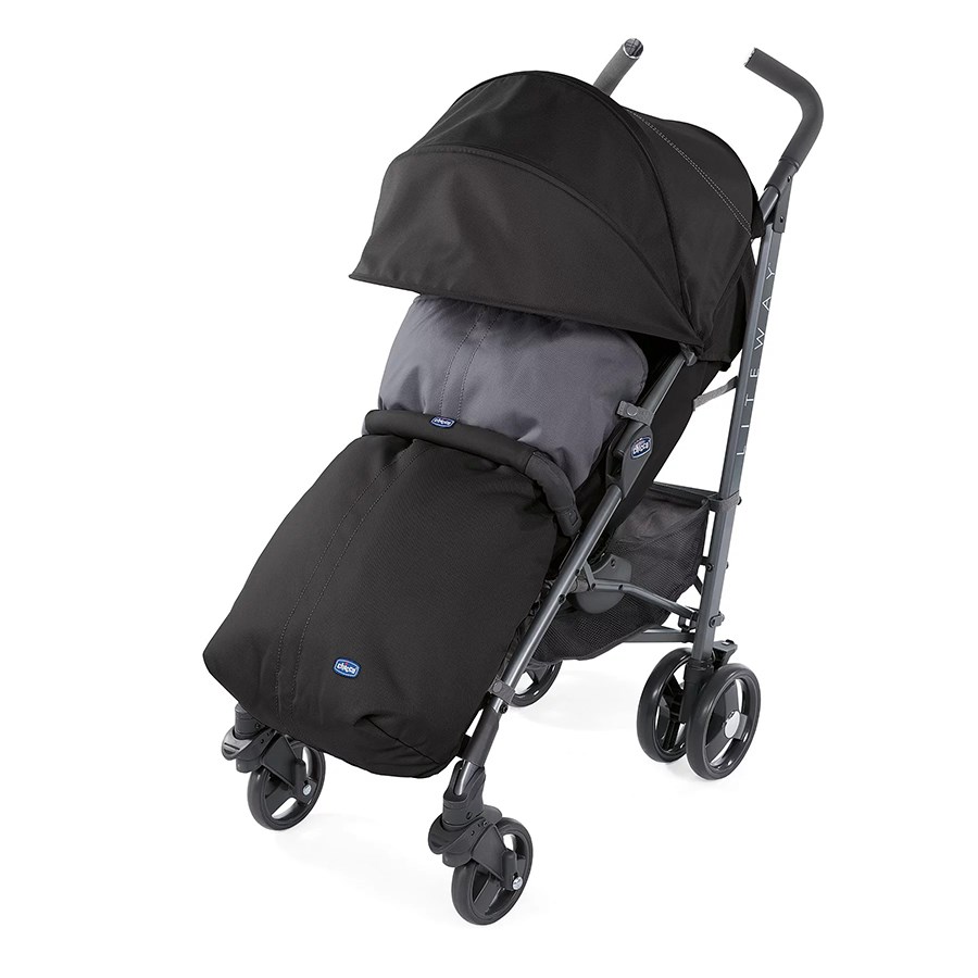 Chicco Liteway 3 Top Baston Bebek Arabası Jet Black