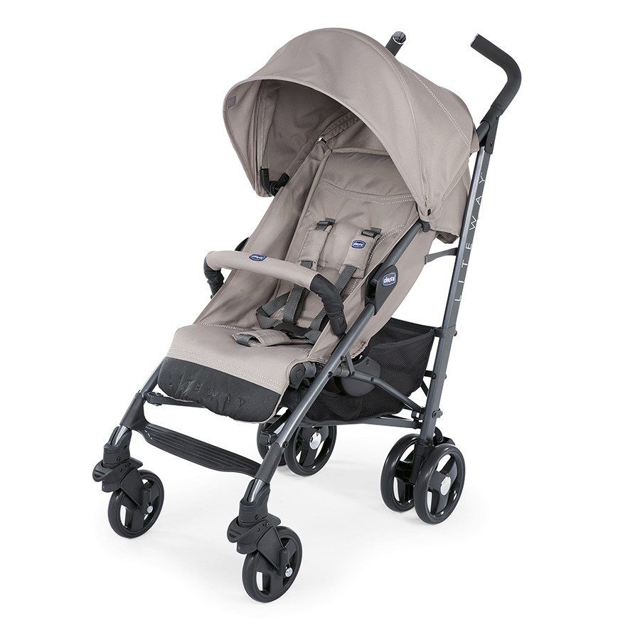 Chicco Liteway 3 Top Baston Bebek Arabası Dark Beige