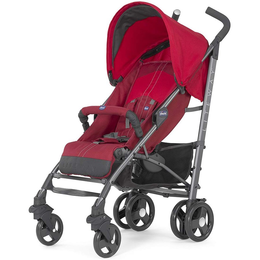 Chicco Liteway 3 Top Baston Bebek Arabası Red Berry