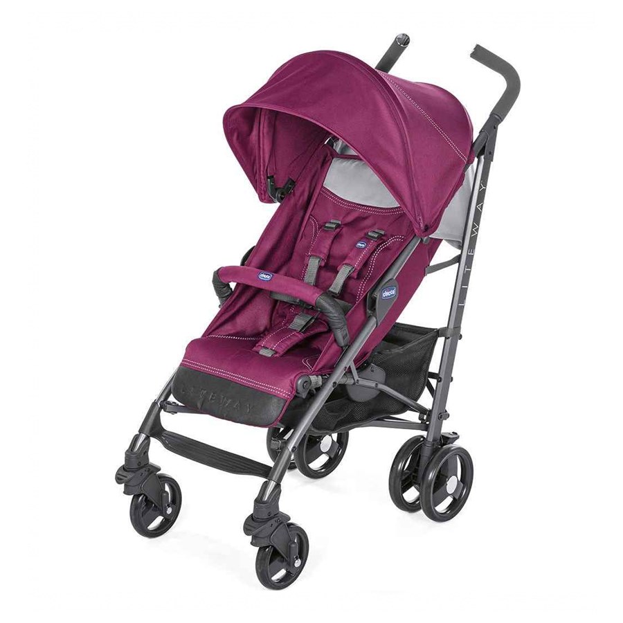 Chicco Liteway 3 Top Baston Bebek Arabası Red Plum