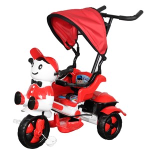 Babyhope Yupi Panda Triycle Kırmızı Siyah