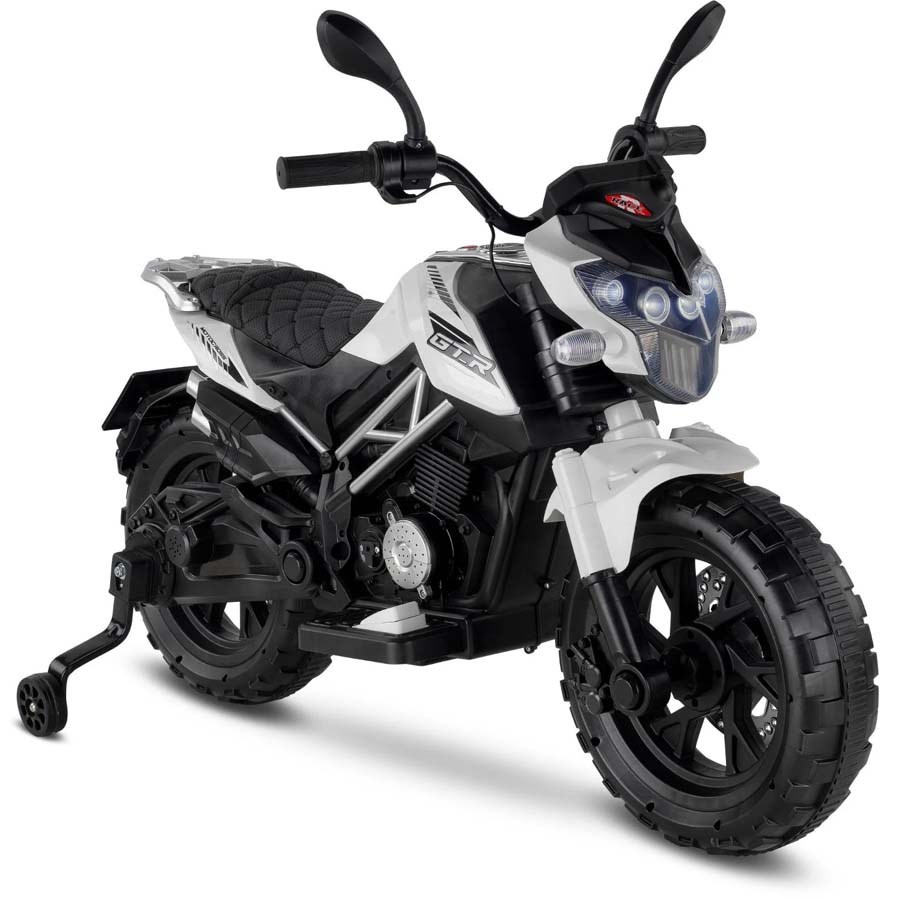 Babyhope Motocross Akülü Motor 12v-Beyaz 