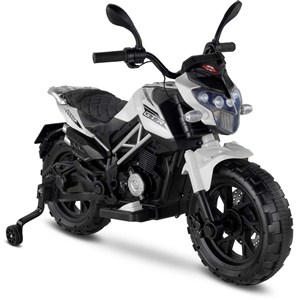 Babyhope Motocross Akülü Motor 12v-Beyaz