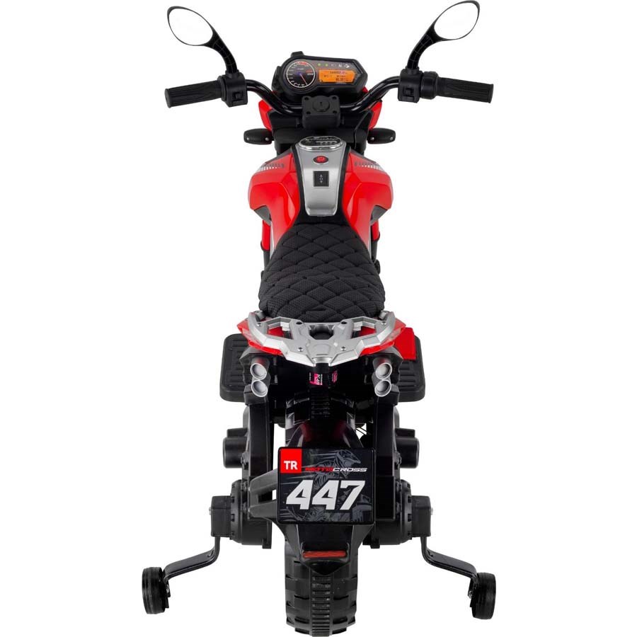 Babyhope Motocross Akülü Motor 12v-Kırmızı 