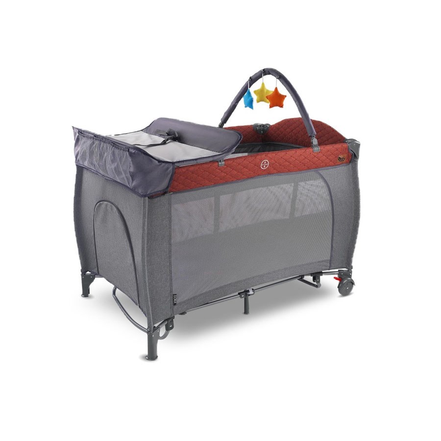 Babyhope Nova Oyun Parkı 60x120 cm Kırmızı