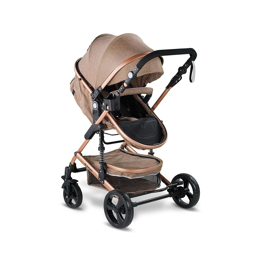 Babyhope Runner Travel Sistem Bebek Arabası Gold