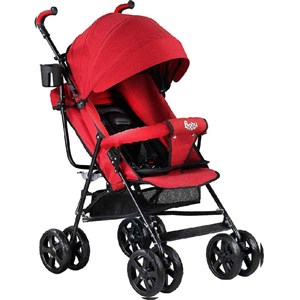 Babyhope Baston Bebek Arabası Kırmızı
