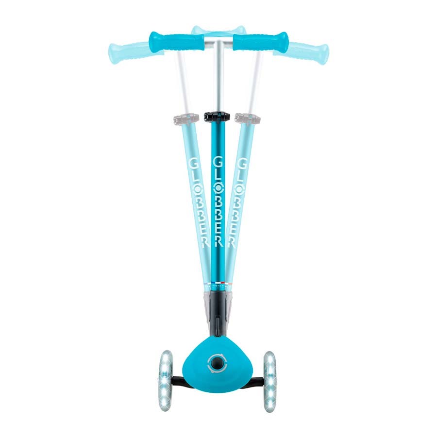Globber Elite Deluxe Işıklı Scooter-Mavi 