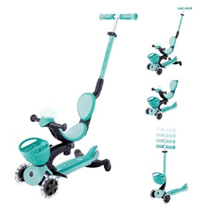 Globber Go Up Baby 360 Işıklı Scooter - Koyu Mint