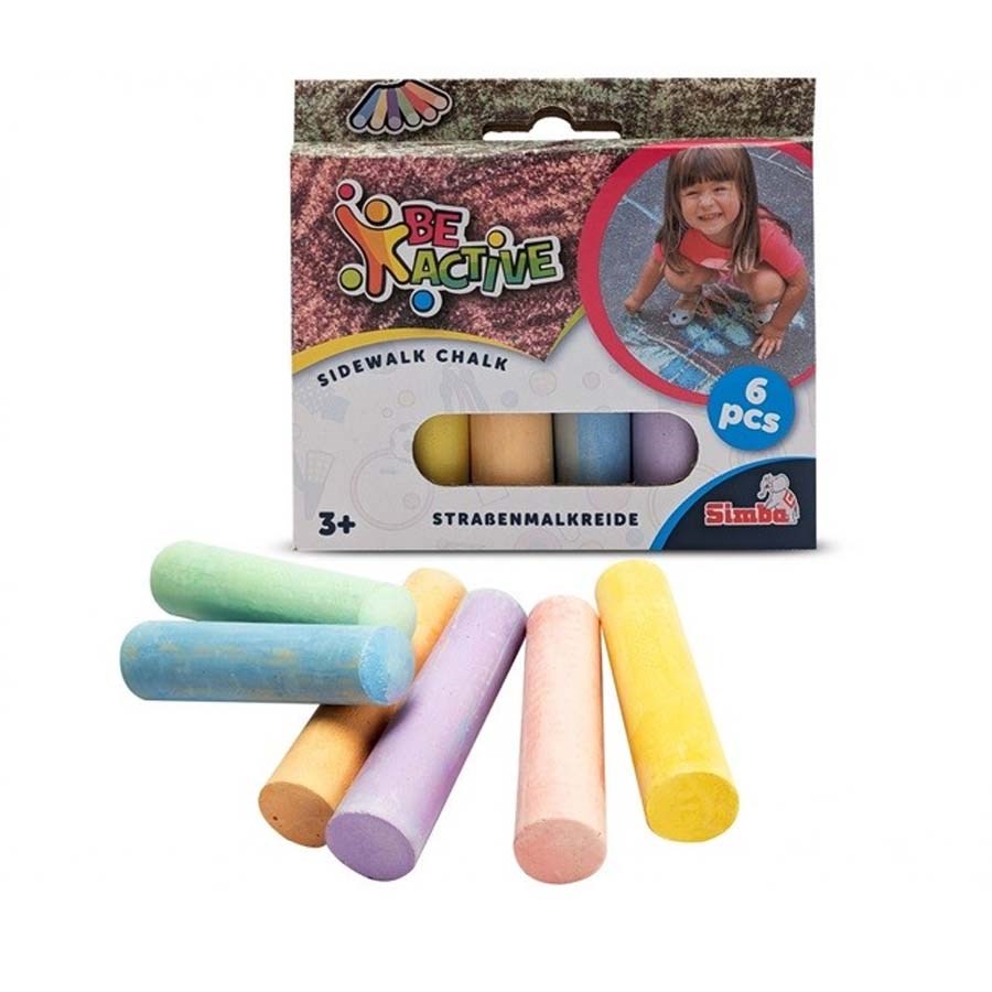 Renkli Tebeşir 6 Lı 