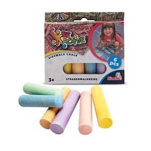Renkli Tebeşir 6 Lı
