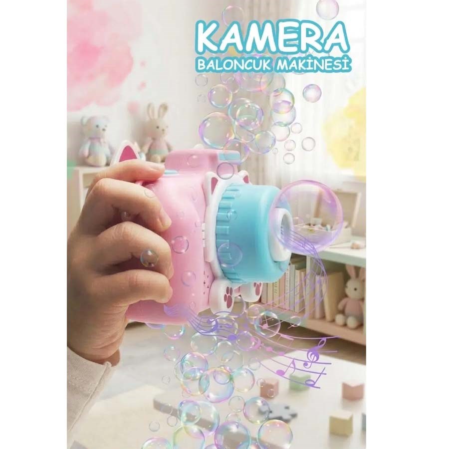 Kamera Figürlü Baloncuk Makinası 