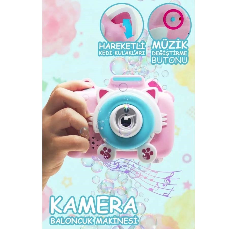 Kamera Figürlü Baloncuk Makinası 