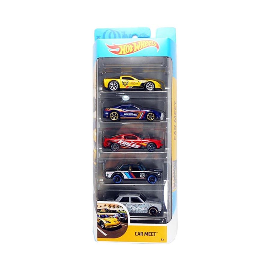 Hot Wheels 5'li Araba Seti Car Meet