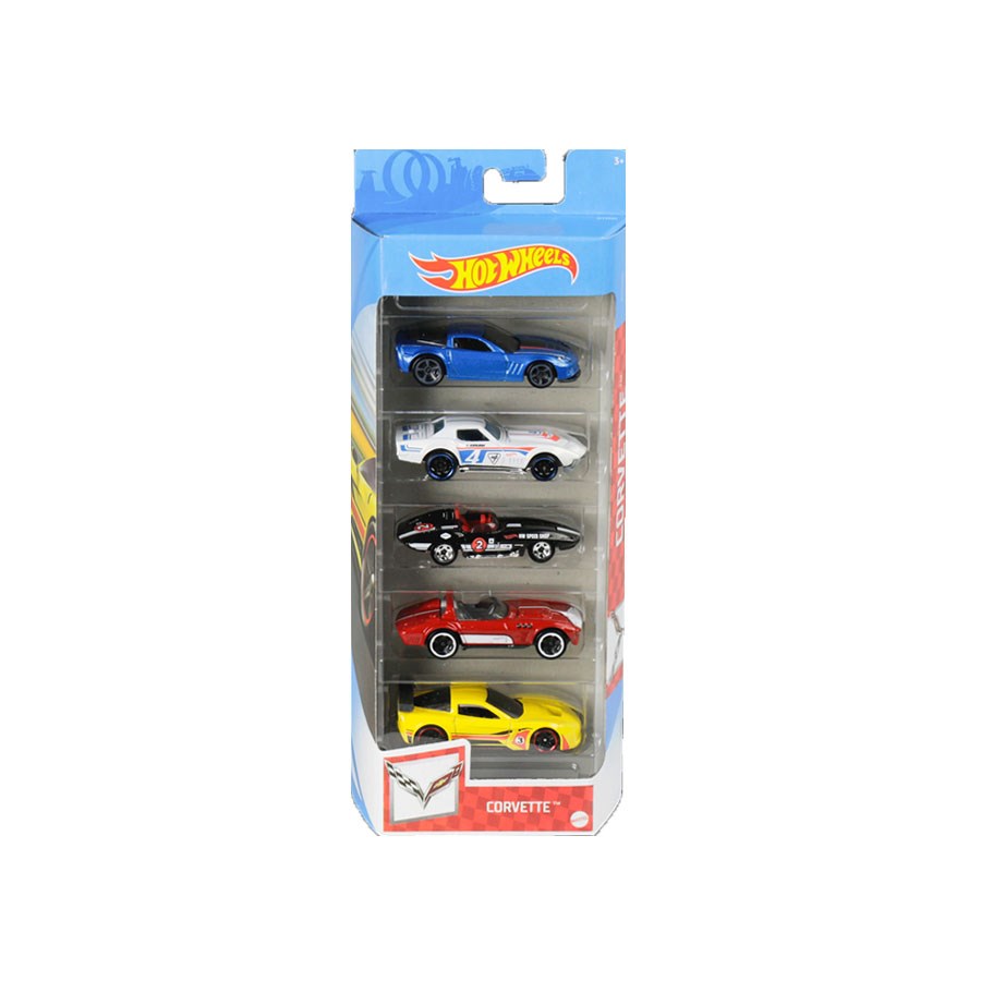 Hot Wheels 5'li Araba Seti Corvette