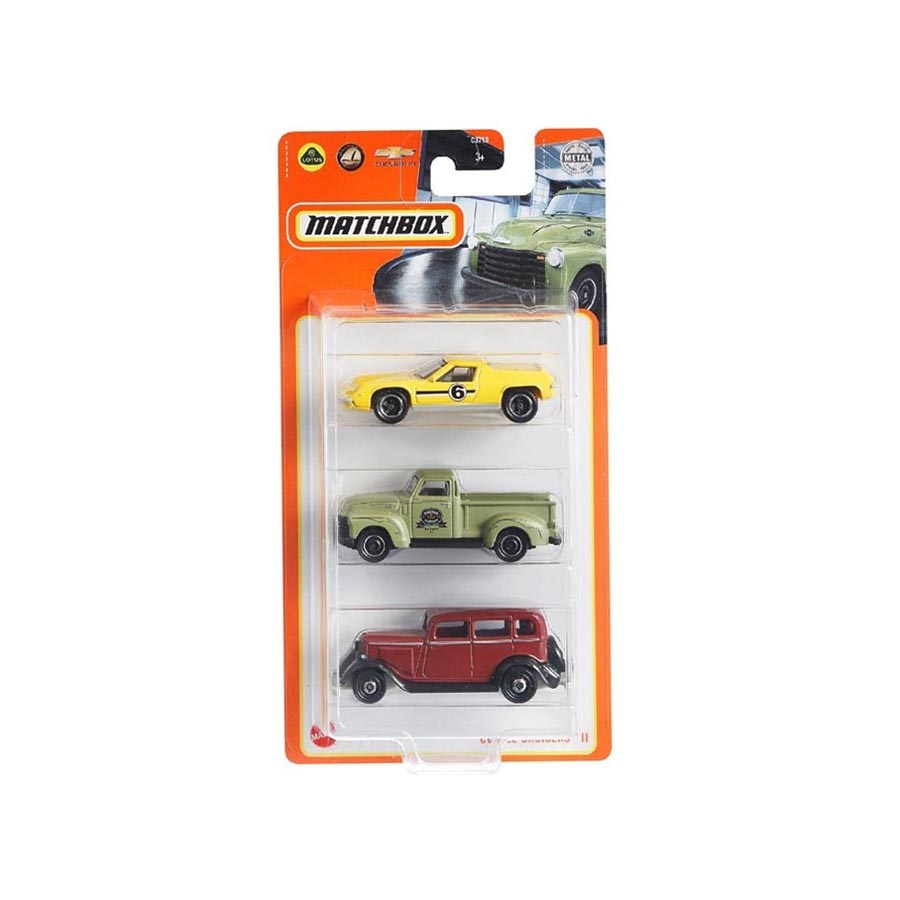 Matchbox Üçlü Araba Seti 