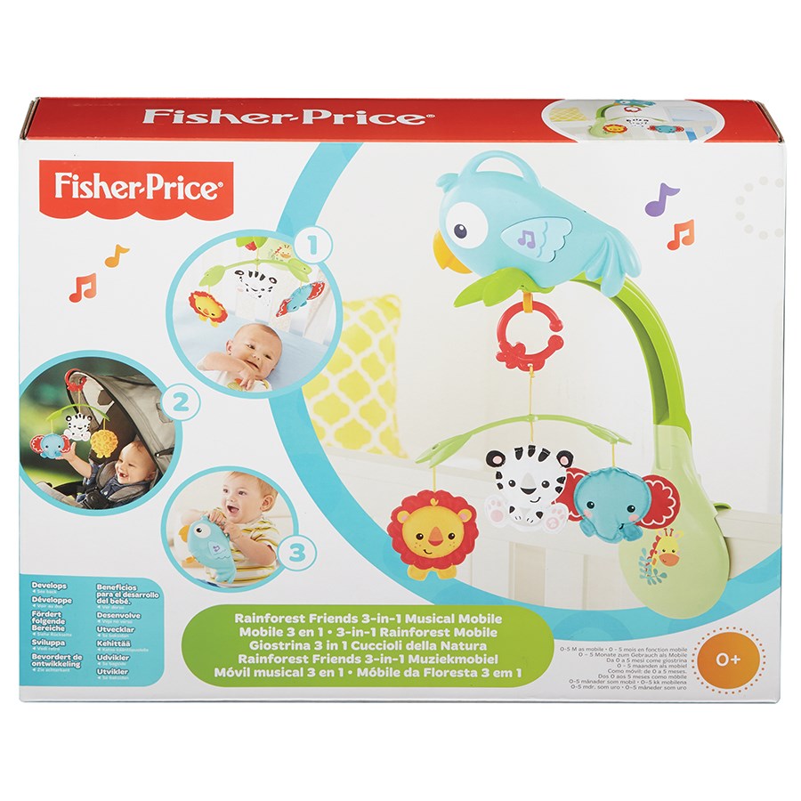 Fisher Price Üçü Bir Arada Yağmur Ormanı Dönence 