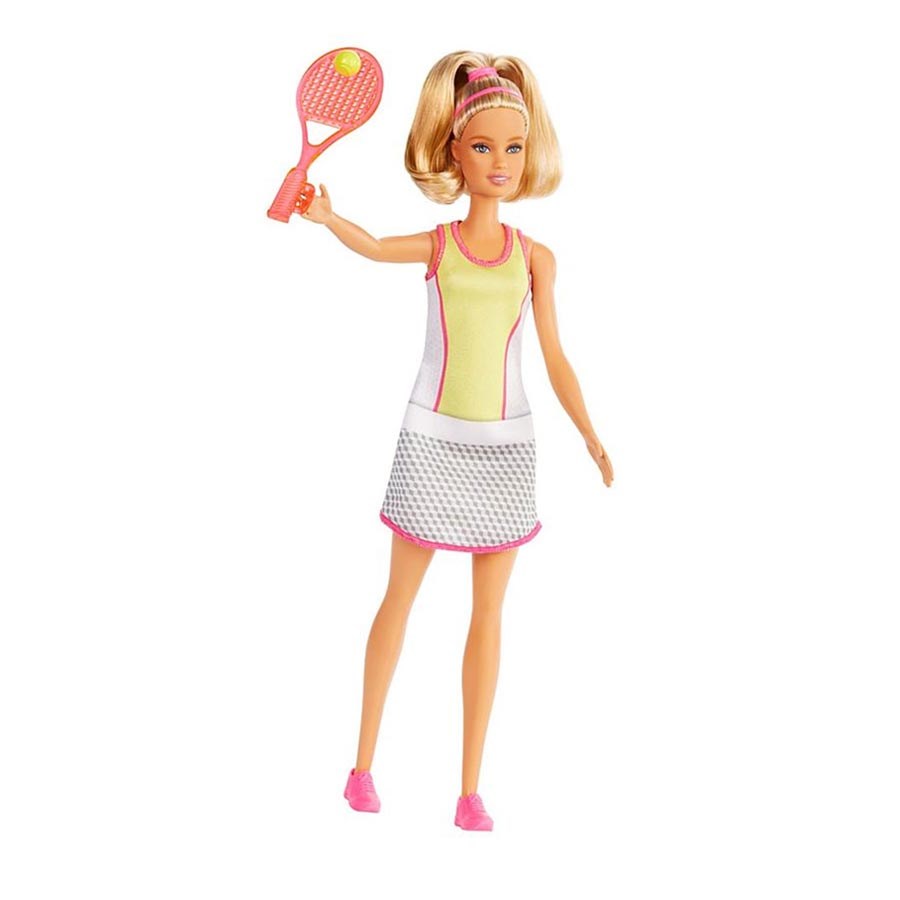 Barbie Kariyer Bebekleri Sarışın Tenisçi/