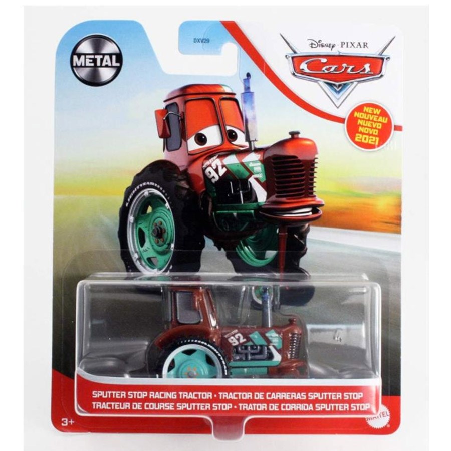 Cars 3 Karakter Araçlar Tekli Sputter Stop Racing Tractor