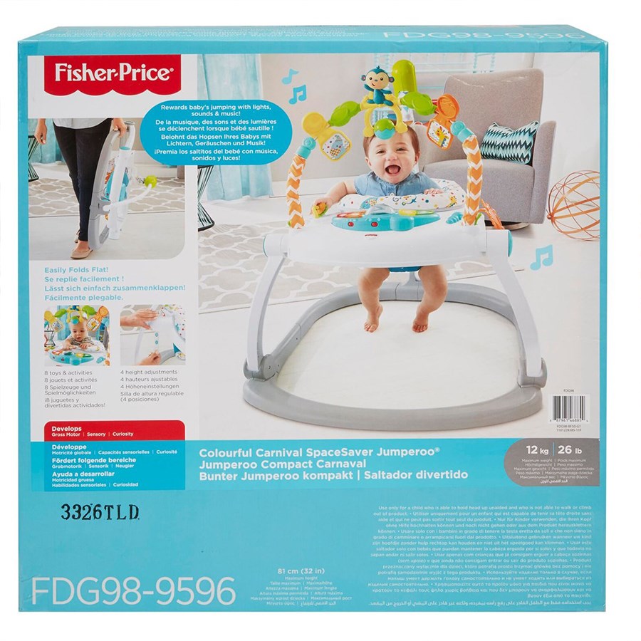 Fisher Price Renk Karnavalı Katlanabilir Jumperoo 