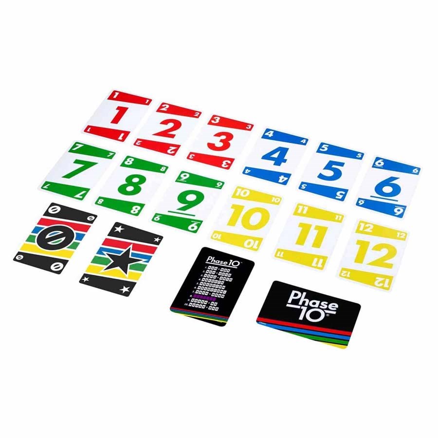 Mattel Phase 10 Kartlar 