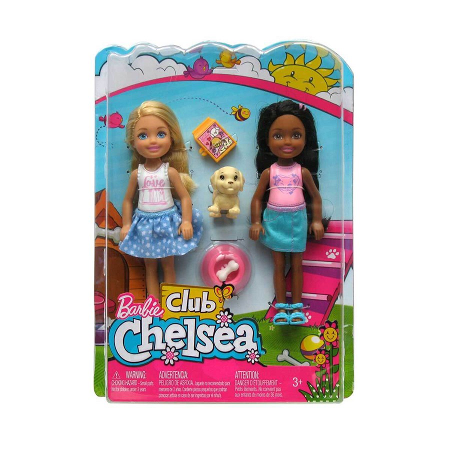 Barbie Aksesuarlı Ve 2'li Chelsea Bebekler 