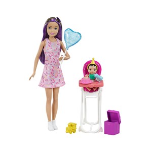 Barbie Bebek Bakıcılığı Oyun Seti Mama Sandalyesi