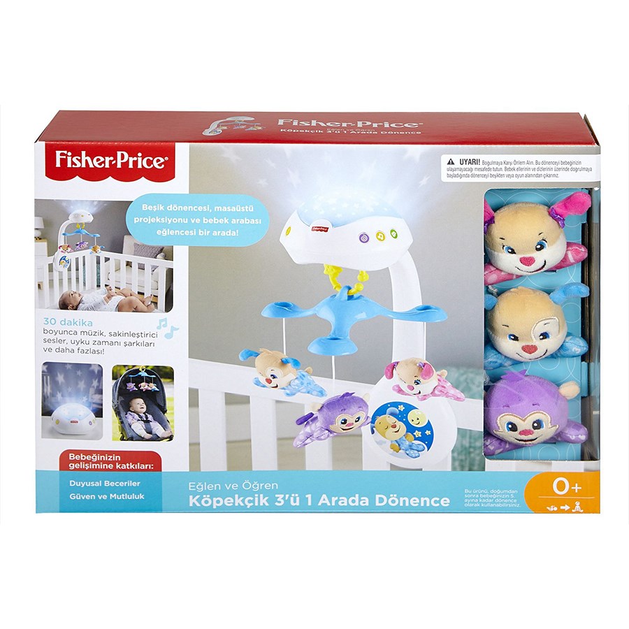 Fisher Price Köpekçik 3'ü 1 Arada Dönence 