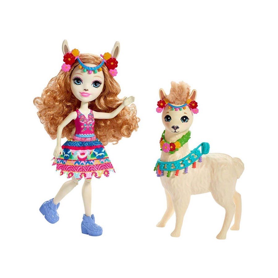 Enchantimals Bebekler ve Hayvan Ark. Lluella Lla & Fleecy