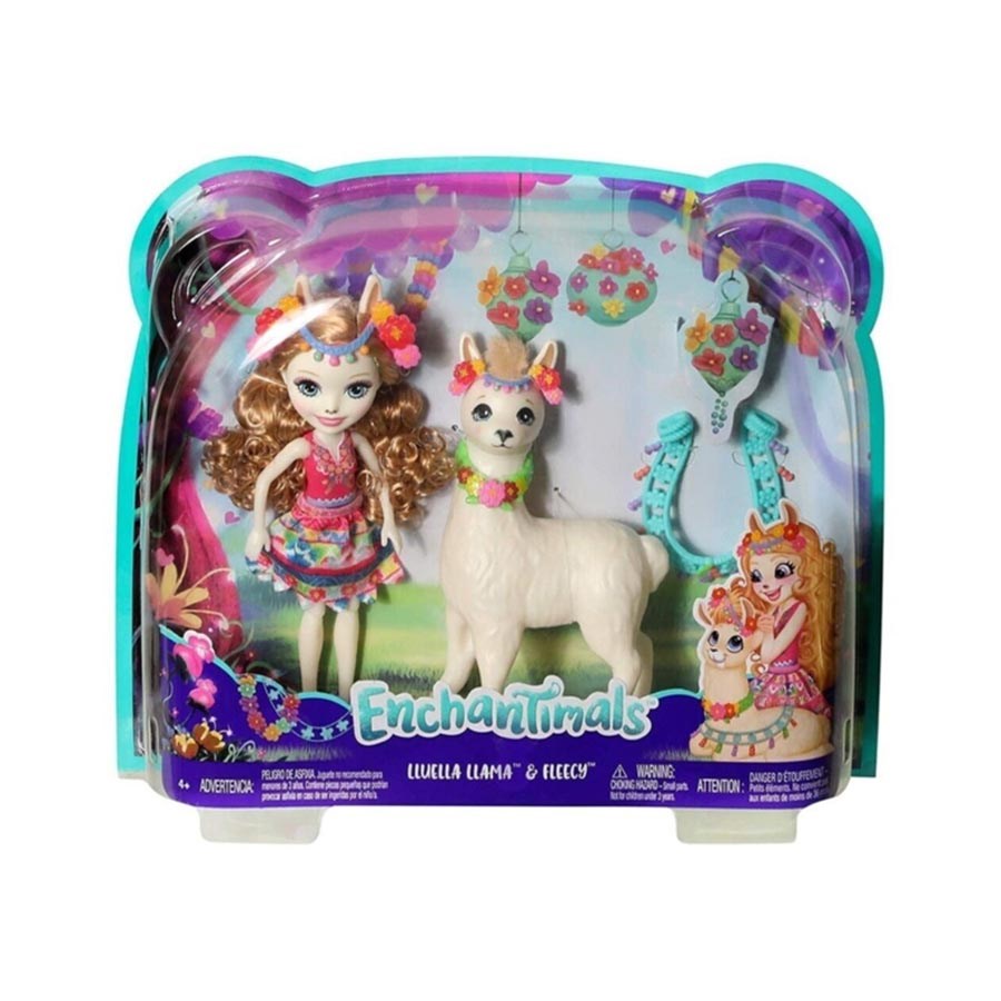 Enchantimals Bebekler ve Hayvan Ark. Lluella Lla & Fleecy