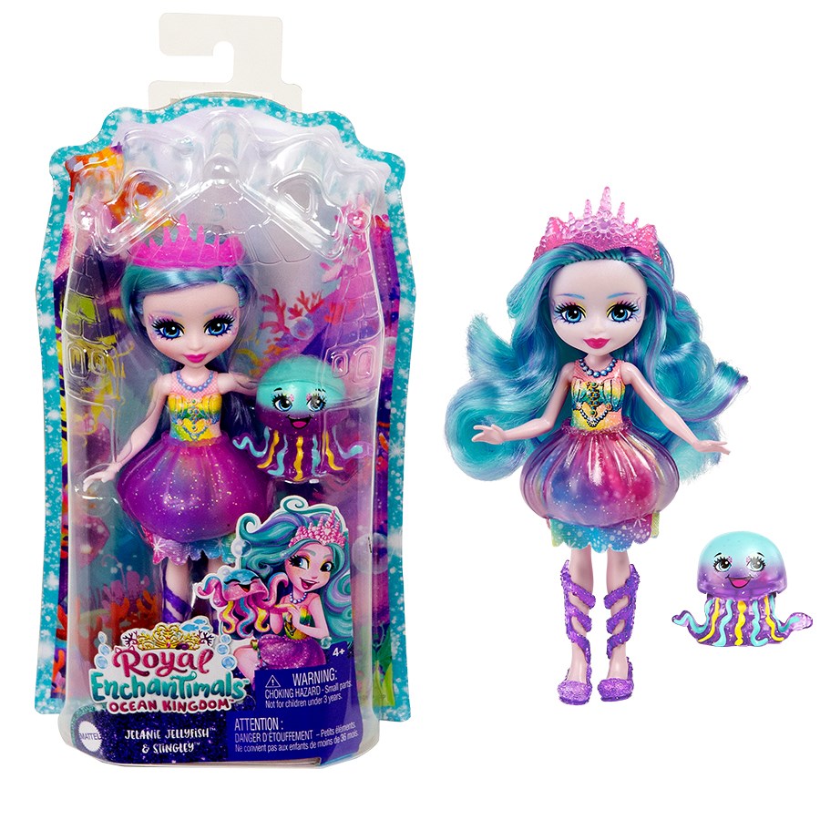 Enchantimals Popüler Bebekler Jelanie Jellyfish Ve Stingley