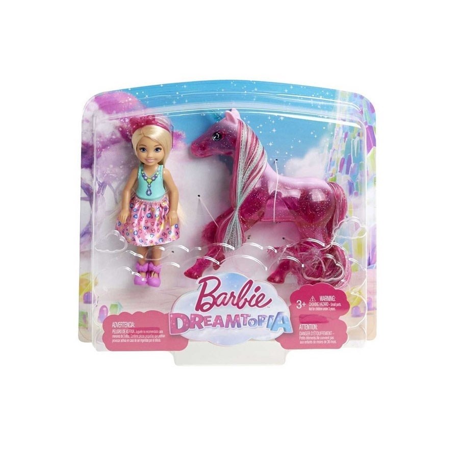 Barbie Dreamtopia Chelsea Ve Tek Boynuzlu Atı 