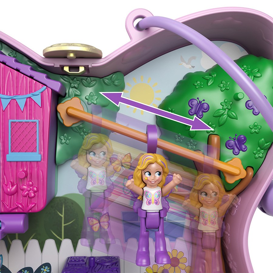 Polly Pocket ve Maceraları Oyun Setleri Backyard Butterfly