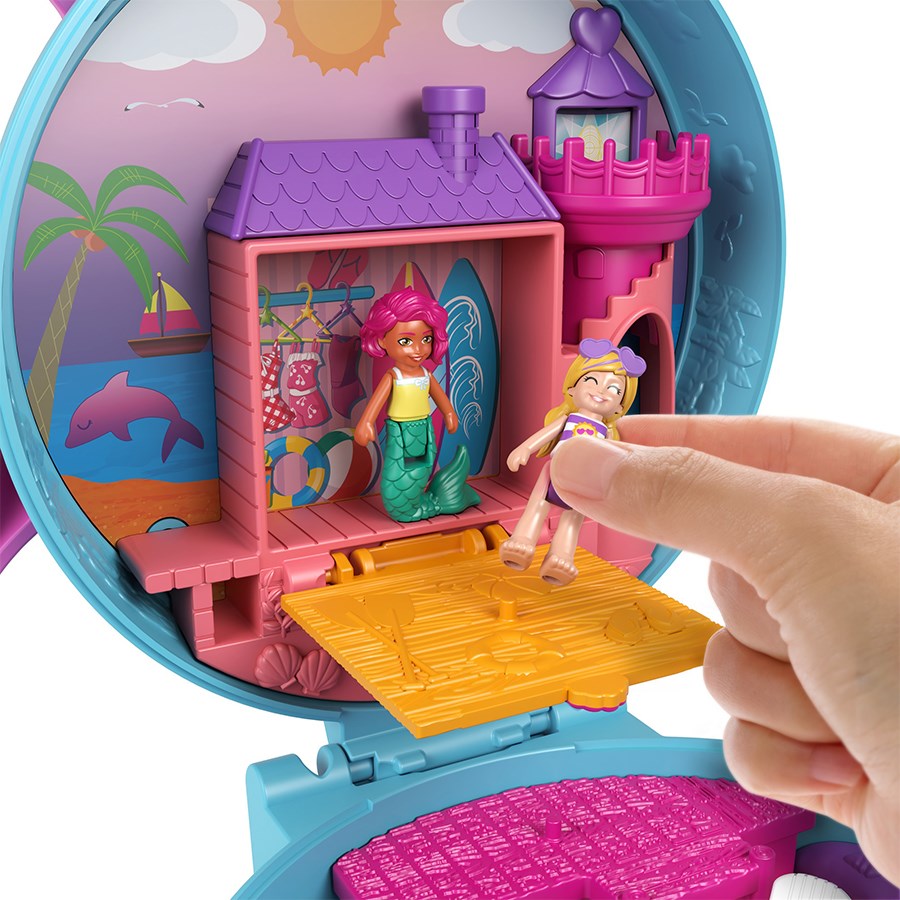 Polly Pocket ve Maceraları Oyun Setleri Dolphin Beach Compact